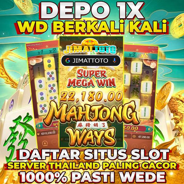 Jimattoto 🀄️ Rekomendasi Dari Fauzibowo Situs Slot Mahjong ways 1 & 2